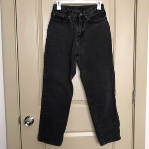 Vintage Charcoal LL Bean High Waisted Jeans